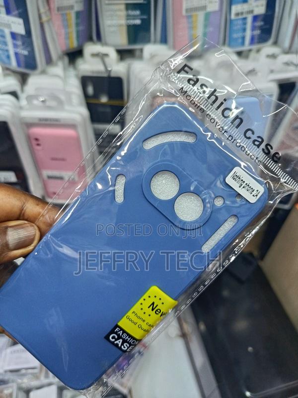 Blue Silicone Case Is Designed Specifica for the Nothing Phone (2a). - thumbnail 3