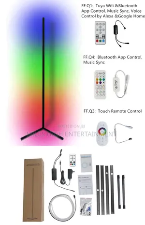 Led Corner Floor Standing Lamp Light