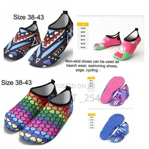 Swimming Shoes.
Beach Shoes.