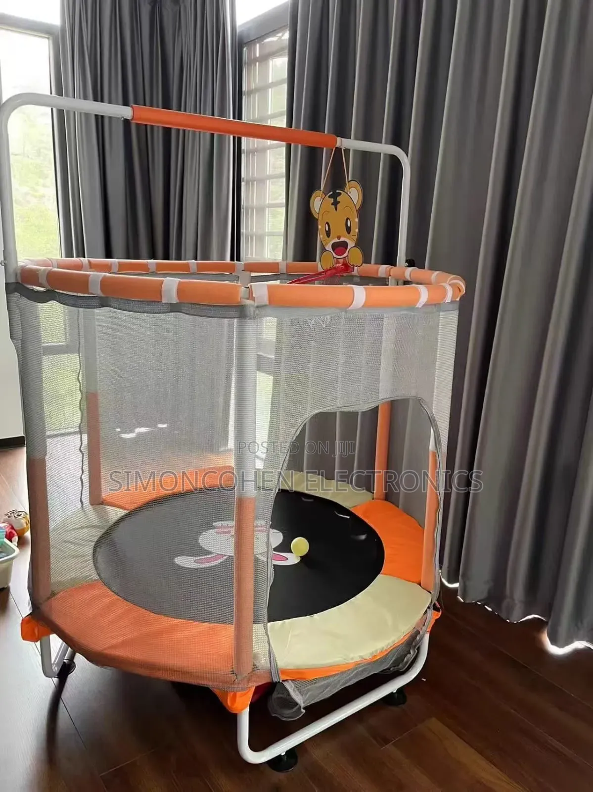 5ft Trampoline for Kids With Safety Enclosure
