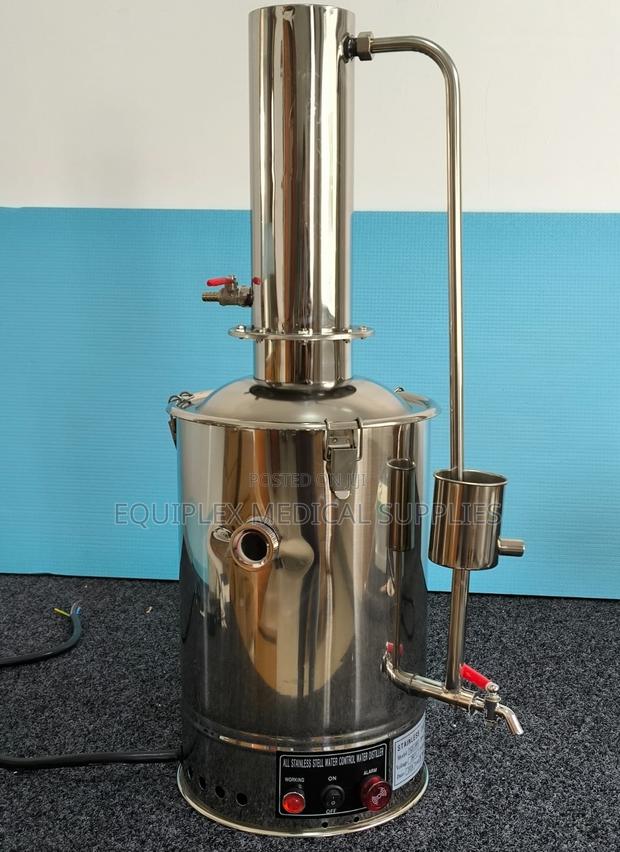 10 Liters/Hour Electric Lab Water Distiller (Stainless Steel)