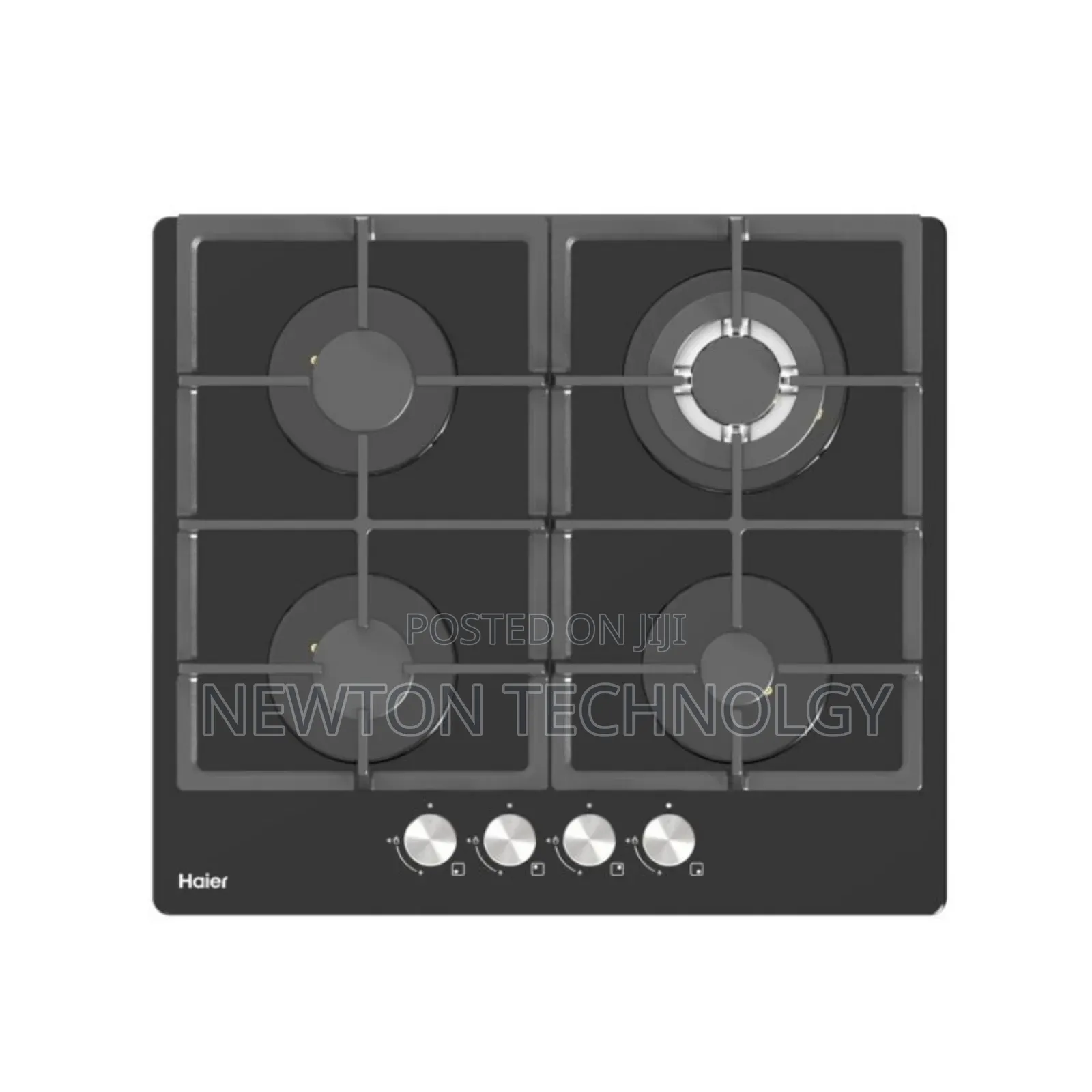 Haier 4-Burner Built-in Cooker Hob-S460fbt – Premium Black Tempered