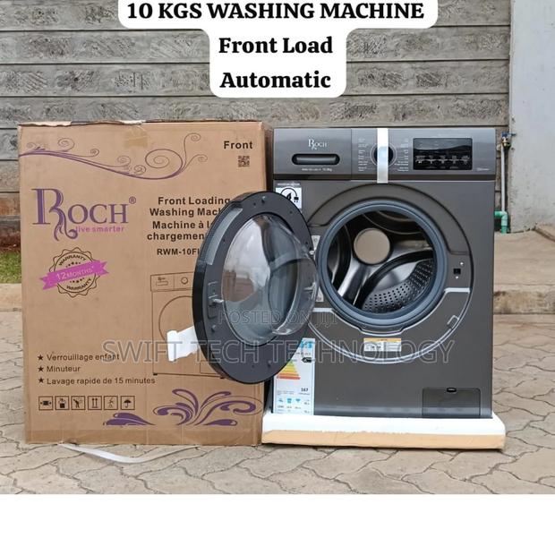 Roch 10kg Washing Machine Front Load Full Automatic - main view