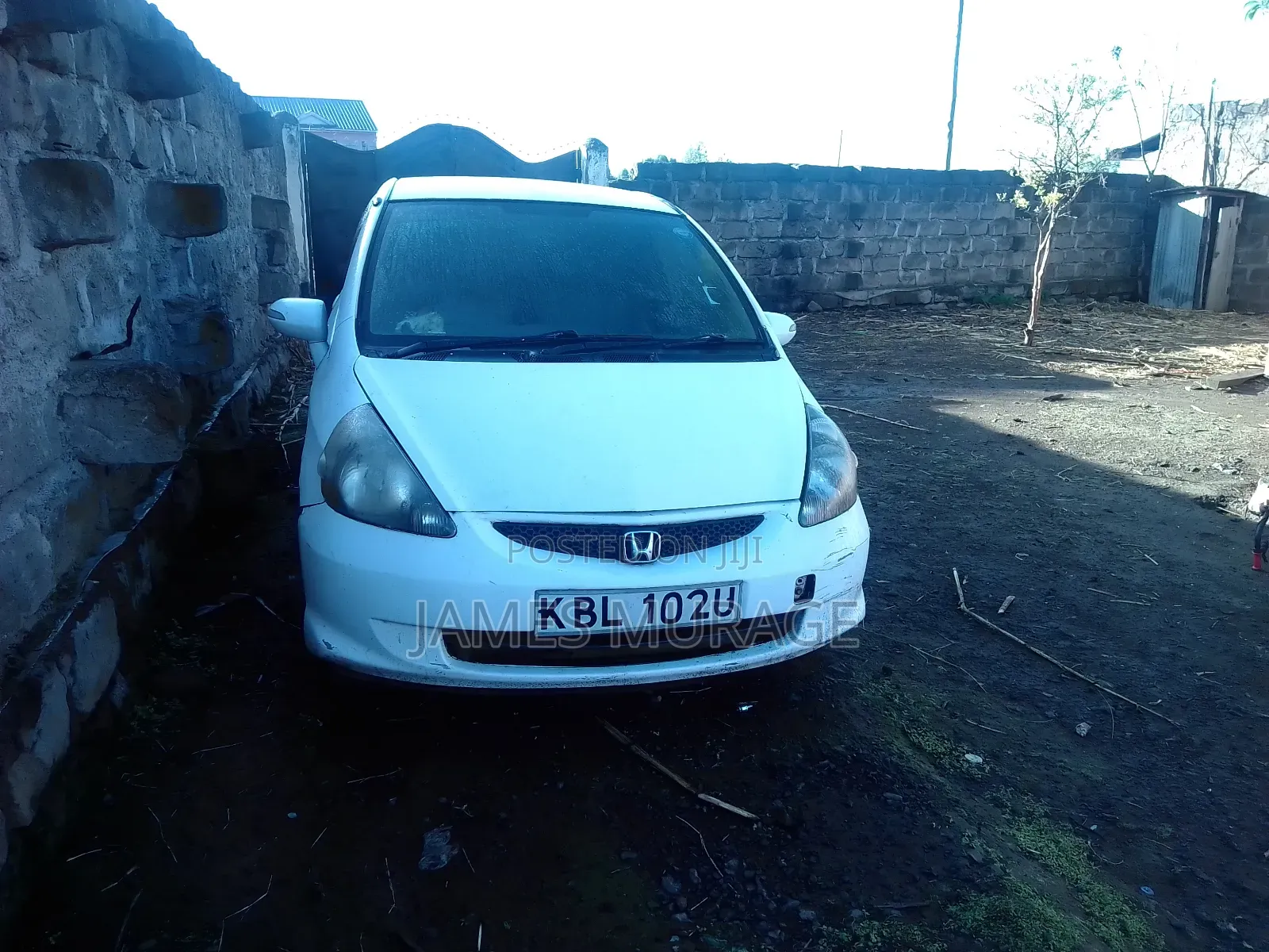 Honda Fit Aria 2003 White