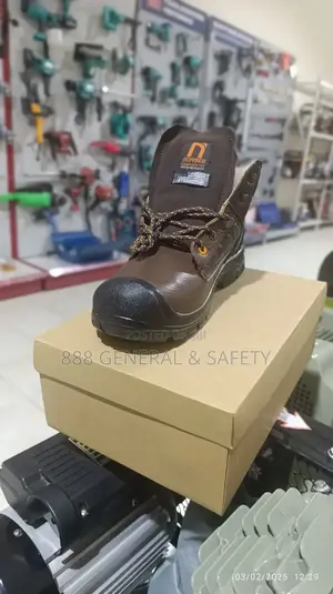 High Standard Safety Shoes -Brown Colour