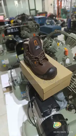 High Standard Safety Shoes -Brown Colour