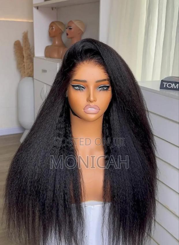 Kinky Natural Full Frontal Lace Wig