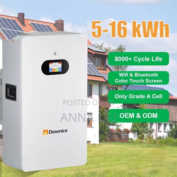 Reliable 16kwh Dawnice 51.2v 314ah Lifepo4 System