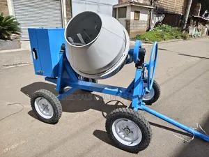 4-Wheeled Aico Concrete Mixer 400ltrs Drum Capacity.