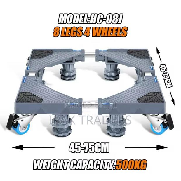 *Heavy Duty Adjustable Fridge/ Washing Machine Stand - thumbnail 2
