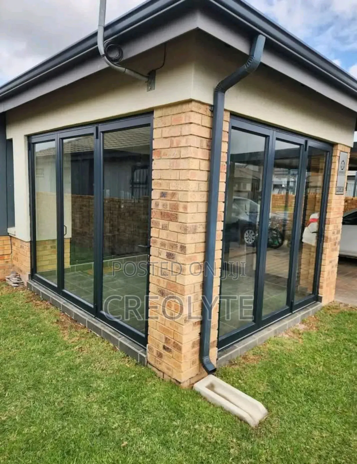 Grey Coated Aluminium Windows