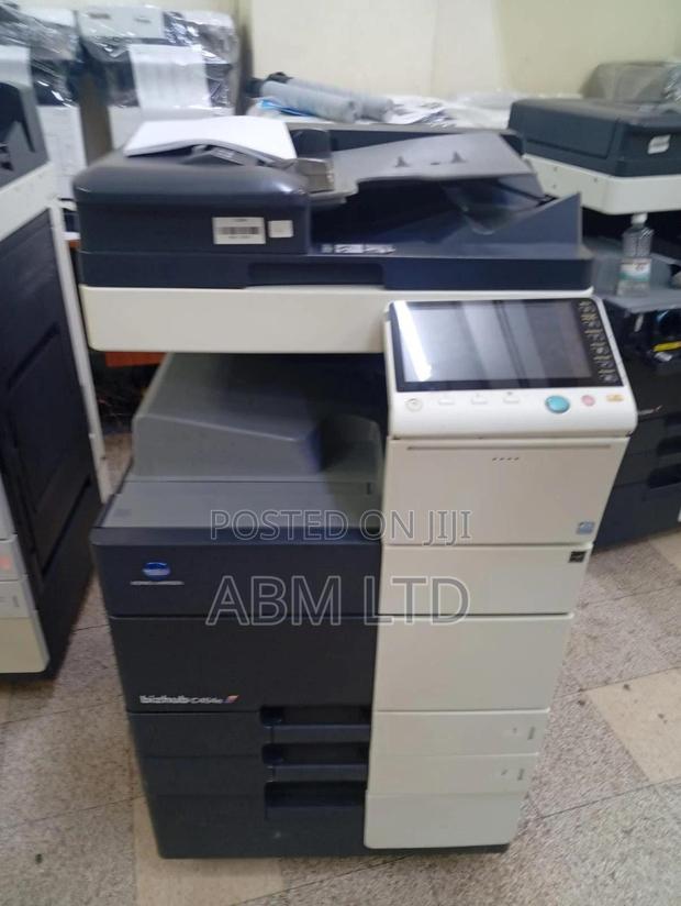 Konica Minolta Bizhub C454e Color Laser MFP With Two Trays