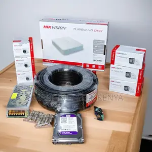Hikvision 6 1080p Full Hd 2mp Plug and Play CCTV Cameras Complete Kit