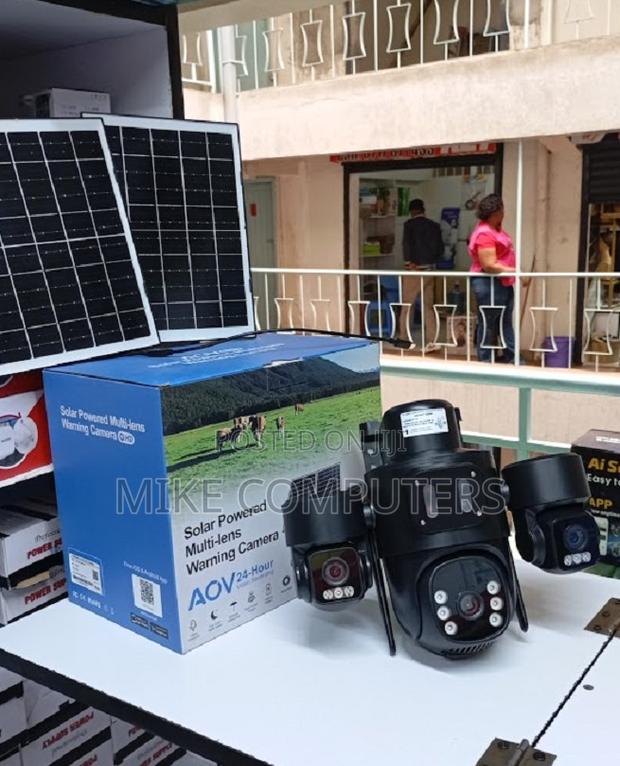 T 6mp 3lens Smart Network Wireless Solar Powered PTZ