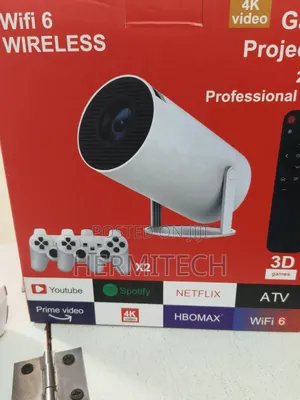 3d Led Light Gaming Projector Ultra Hd Videos Wifi Connection