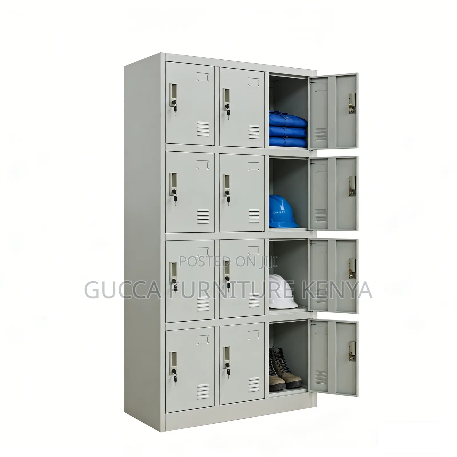 Secure 12-Door's Filling Steel Locker Cabinet