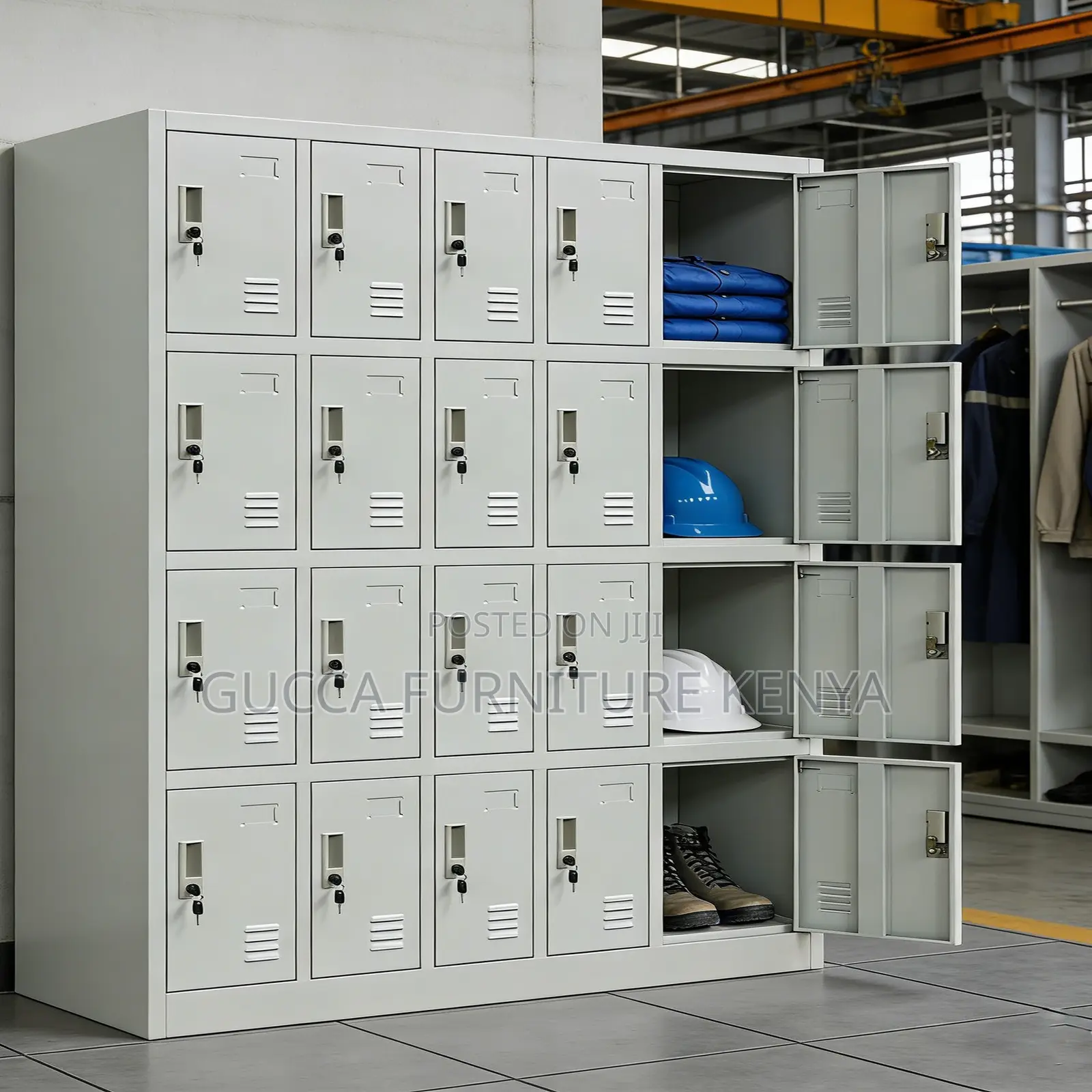 Secure 12-Door's Filling Steel Locker Cabinet