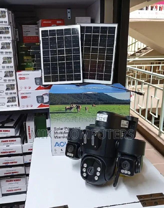 Powered PTZ Camera V380 Pro Security Outdoor Solar