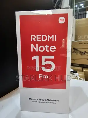 New Xiaomi Redmi Note 15 Pro 256 GB Black