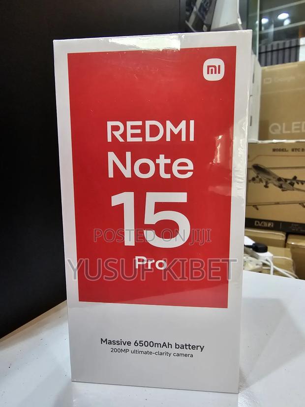 New Xiaomi Redmi Note 15 Pro 256 GB Black - main view
