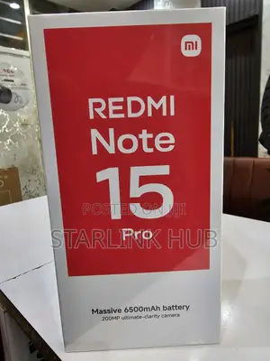 New Xiaomi Redmi Note 15 Pro 256 GB Black
