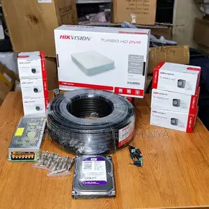Hikvision 6 1080p Full Hd 2mp Very Clear CCTV Cameras Full System Kit