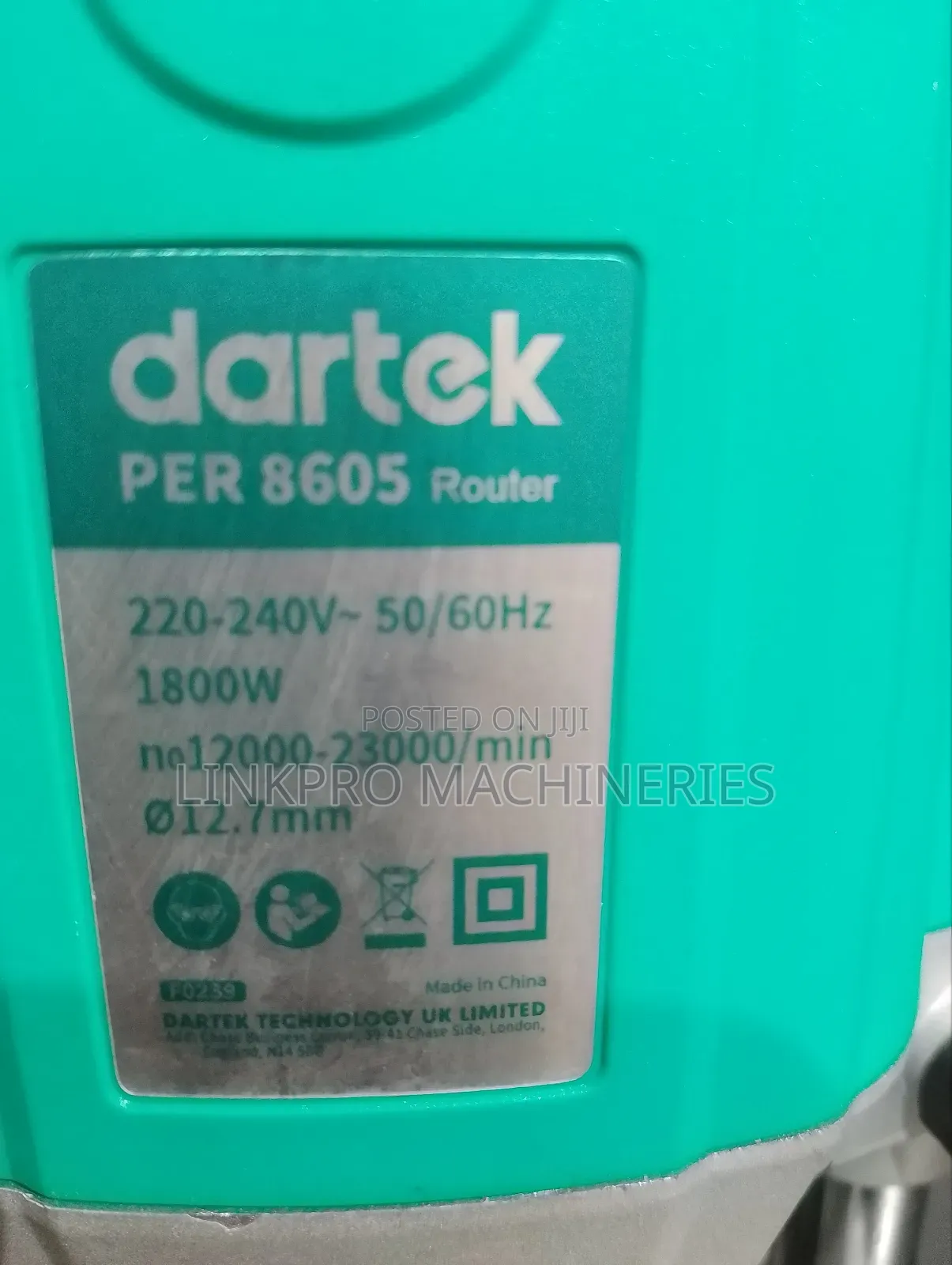 1800 Watts Dartek Router