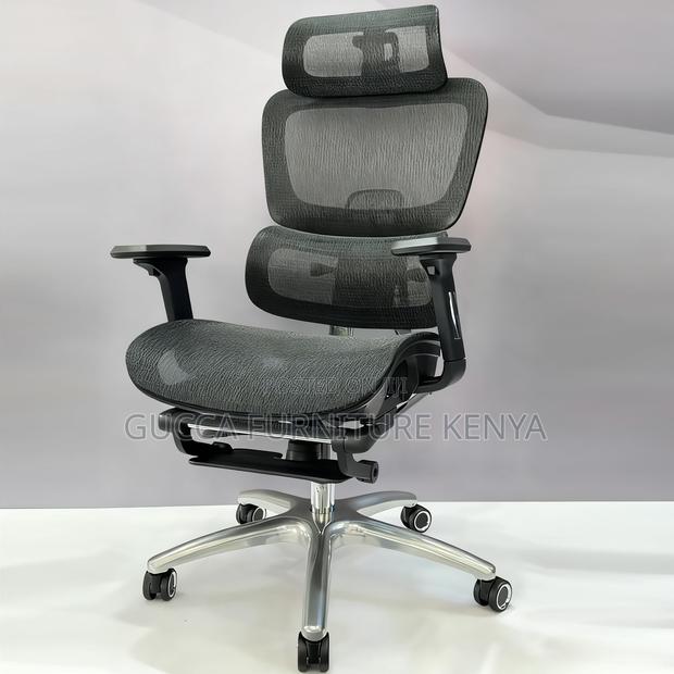 Executive Orthopedic Full Mesh Seat With Footrest