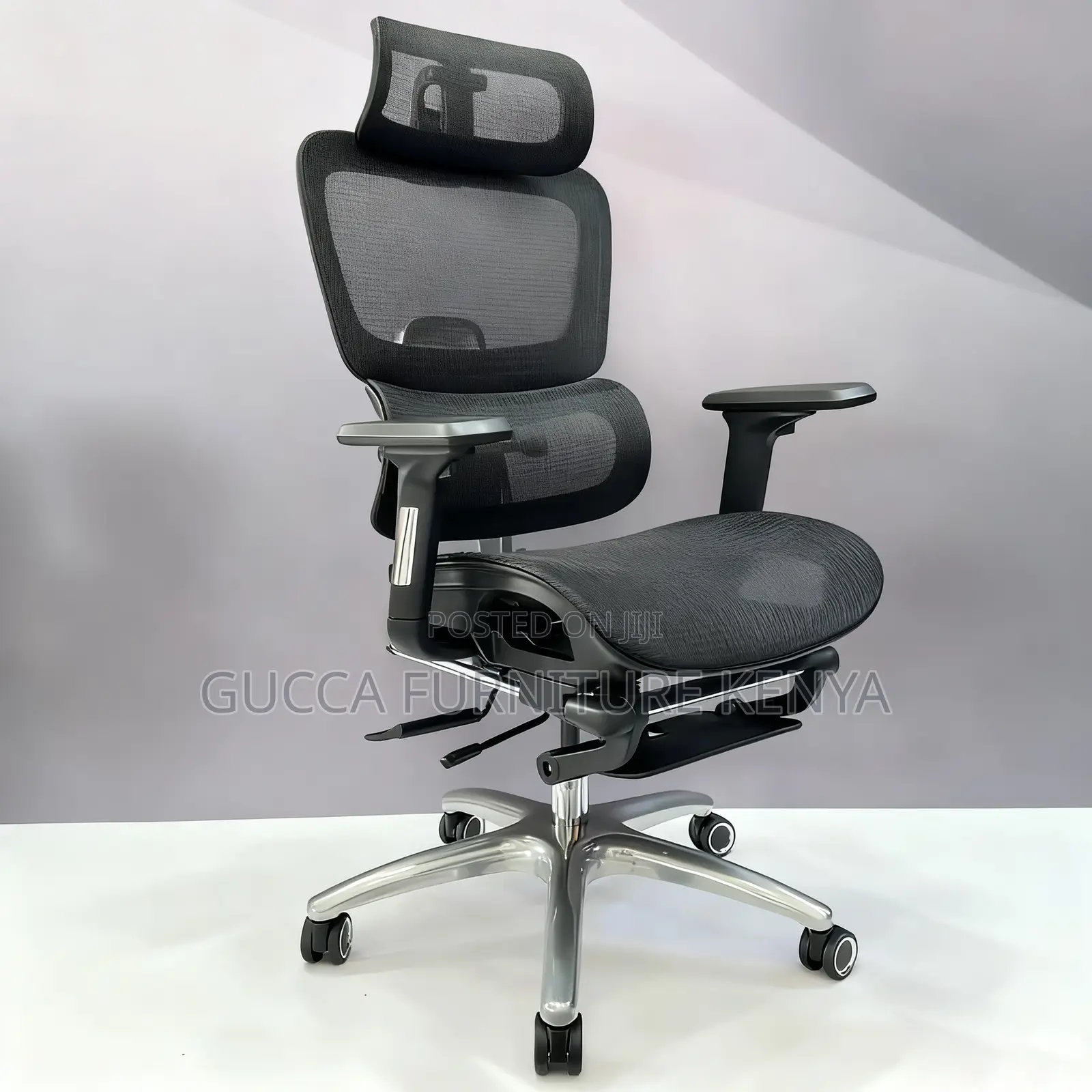 Executive Orthopedic Full Mesh Seat With Footrest