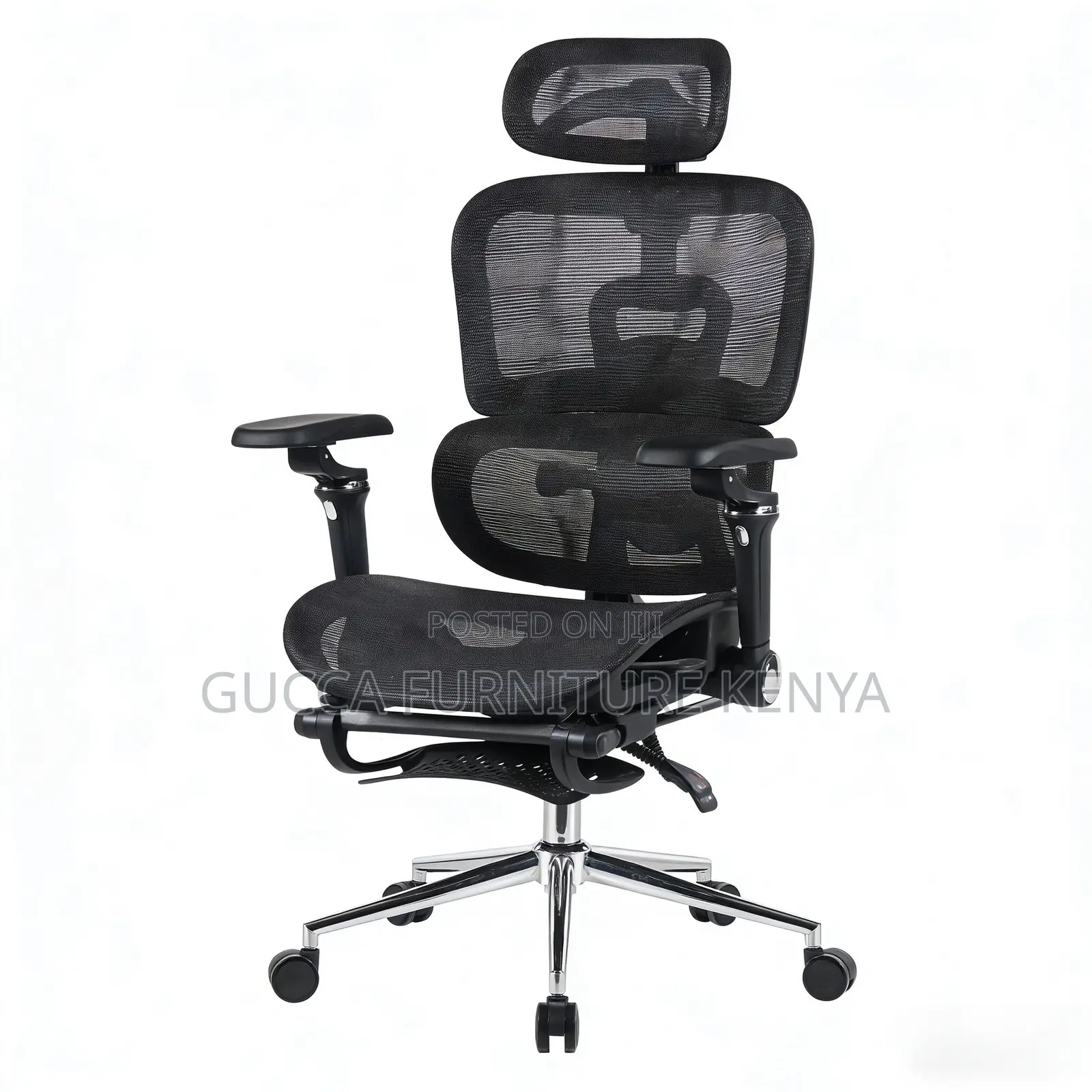 Executive Orthopedic Full Mesh Seat With Footrest