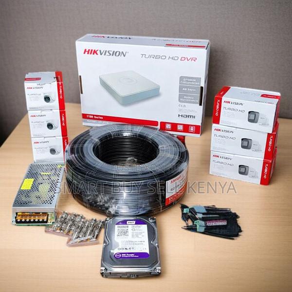 Hikvision 6 1080p Hd 2mp Android Support CCTV Cameras Full System Kit