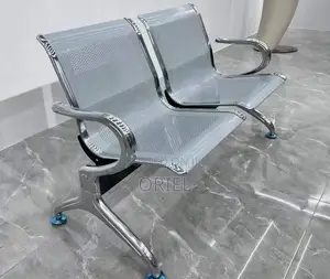 Office Bench : 2-Seater Office Unpadded Waiting Bench