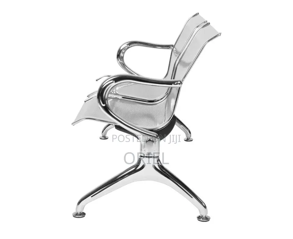 Office Bench : 2-Seater Office Unpadded Waiting Bench