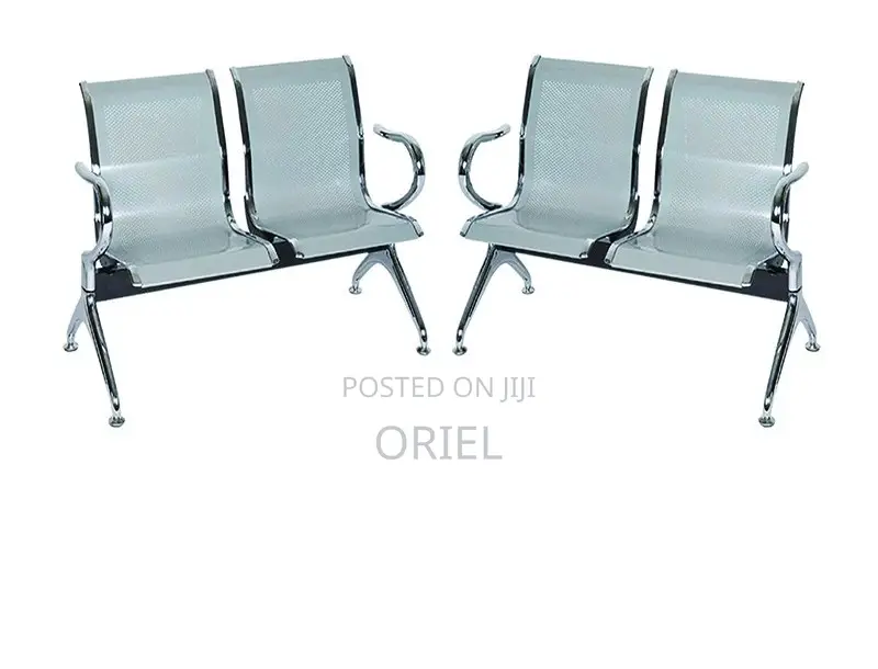 Office Bench : 2-Seater Office Unpadded Waiting Bench