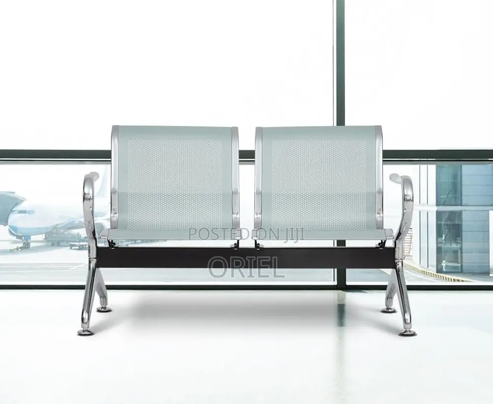 Office Bench : 2-Seater Office Unpadded Waiting Bench