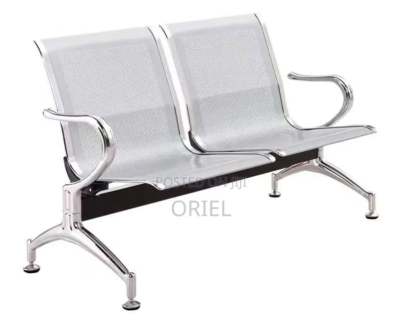 Office Bench : 2-Seater Office Unpadded Waiting Bench