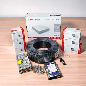 Hikvision 6 1080p 2mp Crystal Clear Footage CCTV Cameras System Kit
