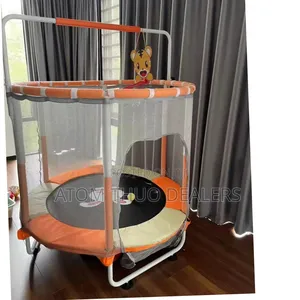 5ft Trampoline for Kids With Safety Enclosure