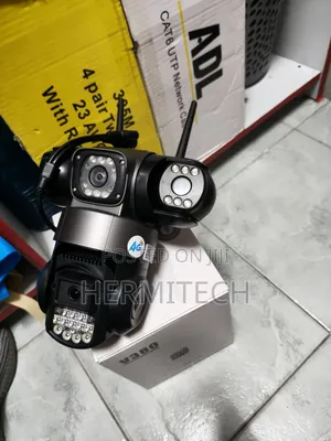Top Surveillance Security Camera Triple Lens 4g Electric CCTV