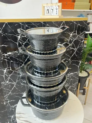 10 PCS Granite Cookware Set.