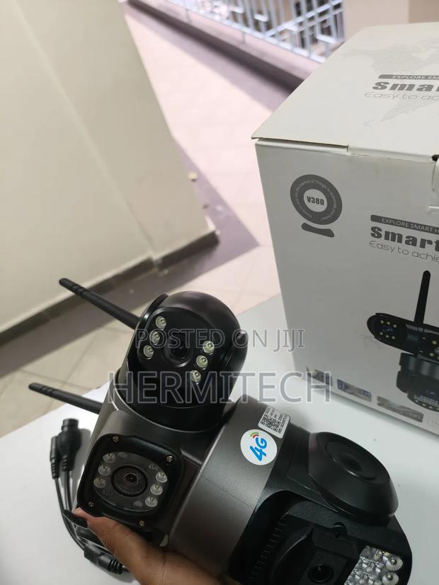 Triple Lens With Two Antennae Motion Sensor 4g Smart Ethernet Port - thumbnail 2