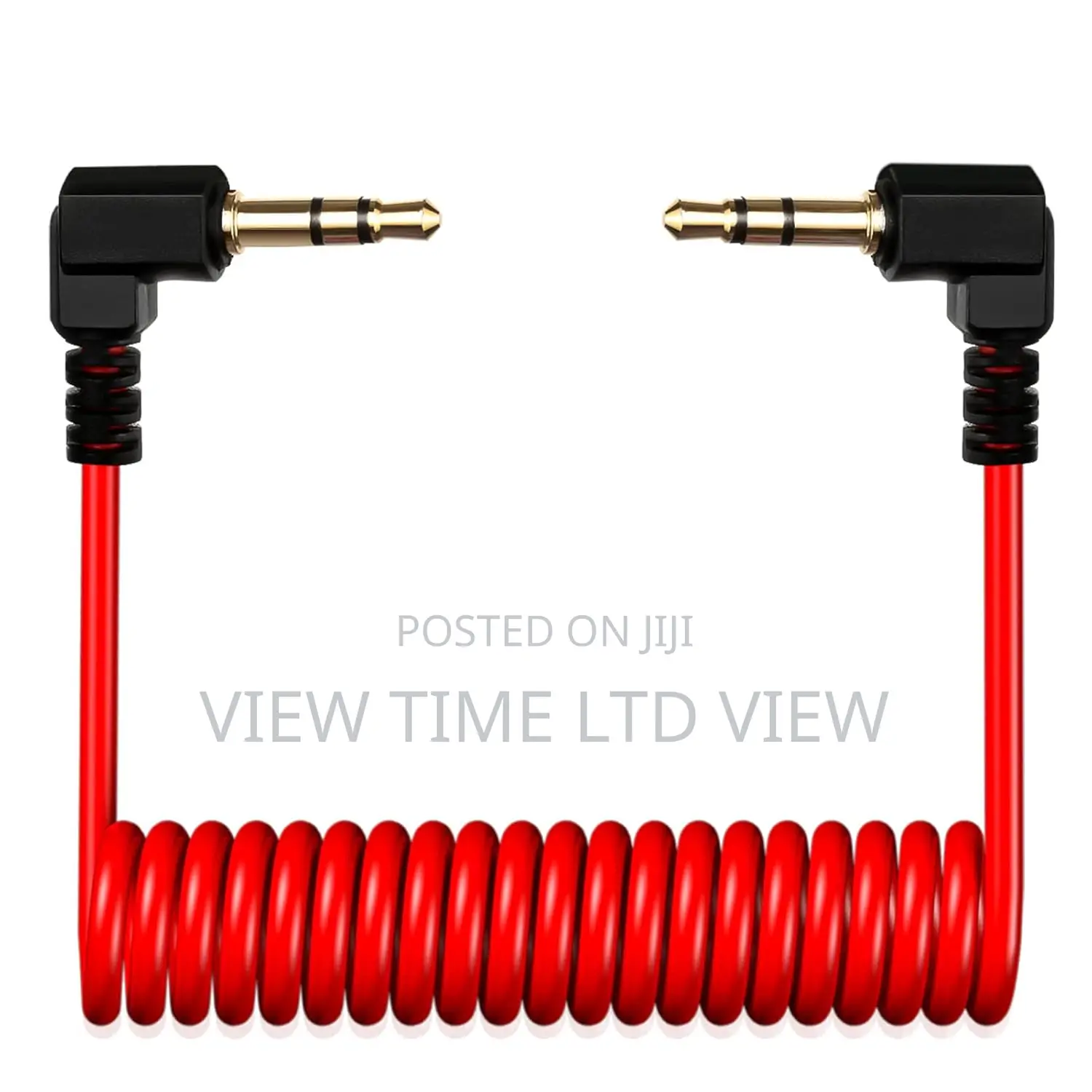 Camera Audio Cable Jack 3.5mm , Aux Cord Audio Converter Stereo Red