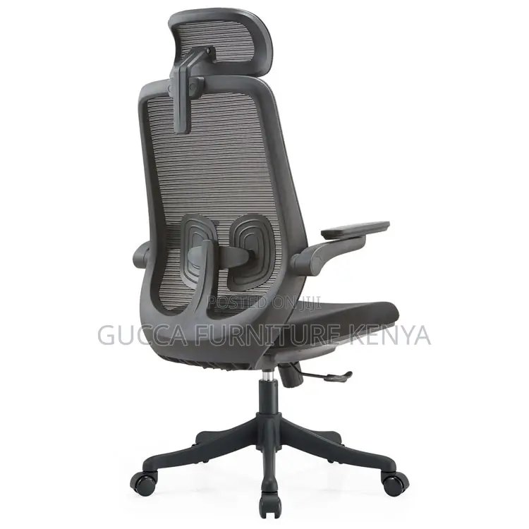 Modern Ergonomic Swivel Seat With Flip Armrest