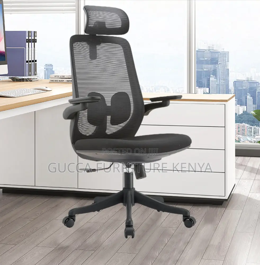 Modern Ergonomic Swivel Seat With Flip Armrest