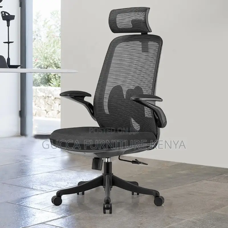 Modern Ergonomic Swivel Seat With Flip Armrest