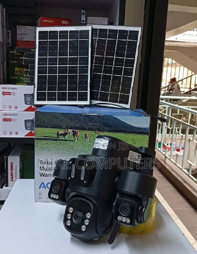 Outdoor Security Surveillance Solar Camera With Ai-Based Human Motion