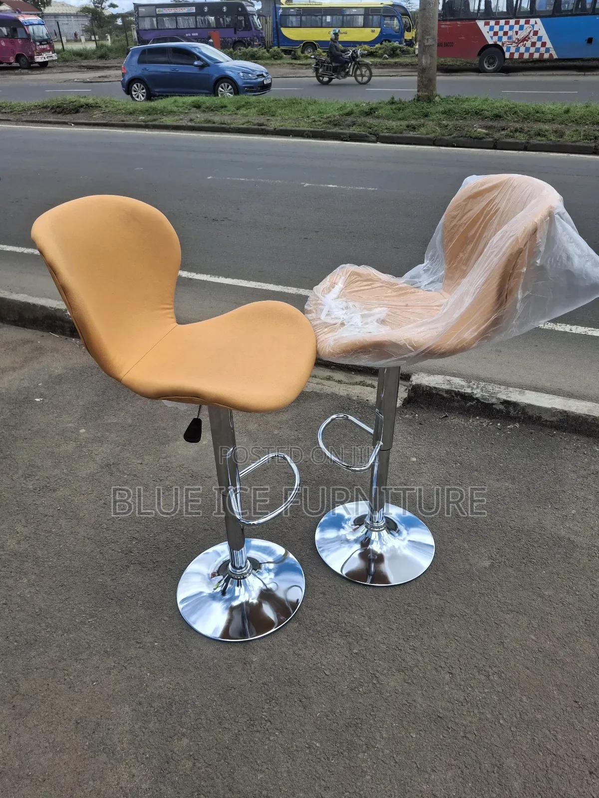 Fabric Adjustable Stools