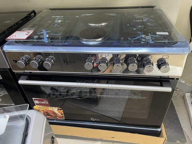 Roch Cooker 60×90 4g+2e – 6 Burner Standing Cooker With Electric Oven