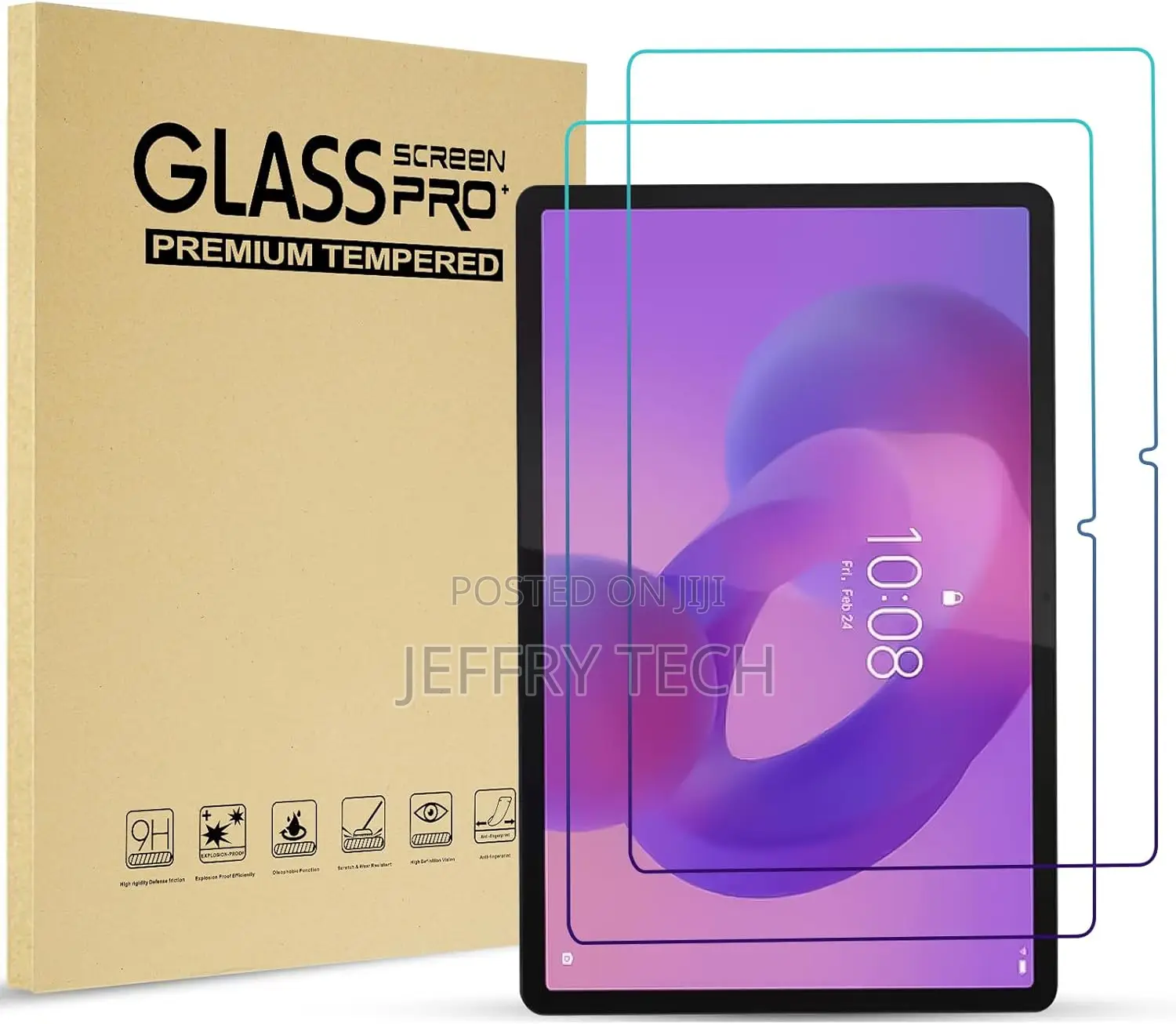 Baiyo Tempered Glass Screen Protector for Lenovo Tab P12 2023,