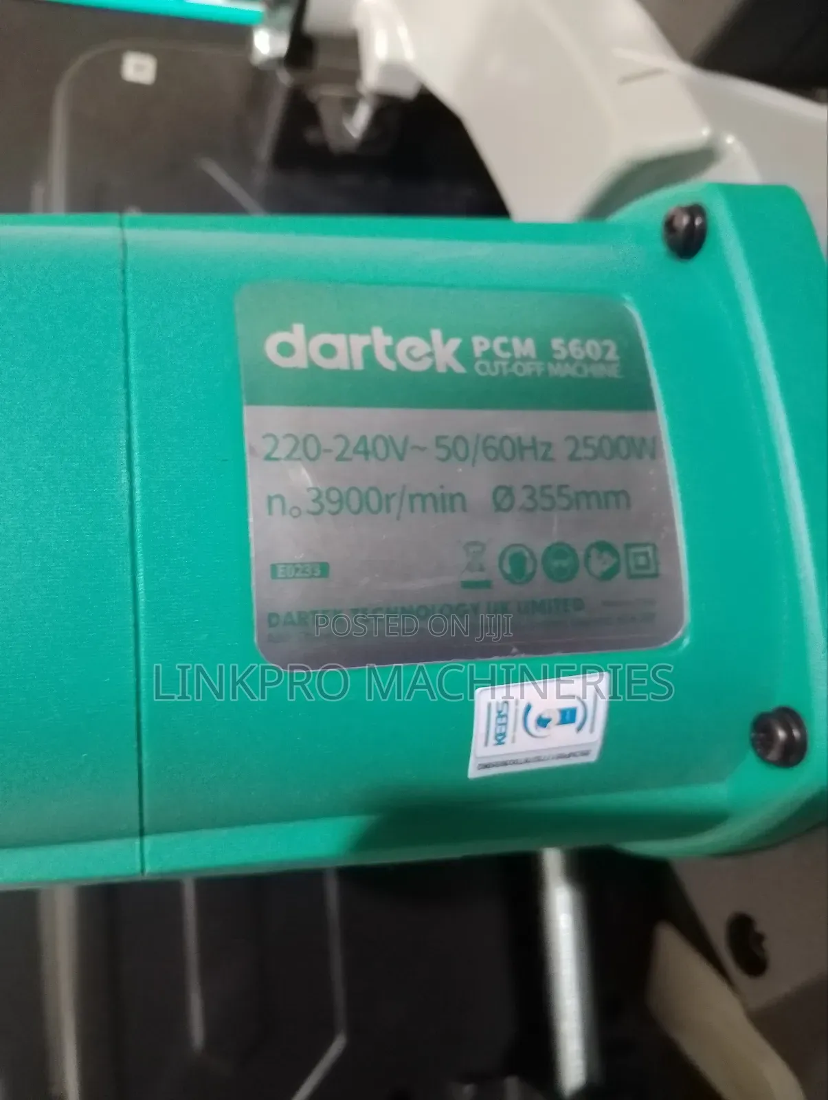2500 Watts Dartek Cut-Off Machine